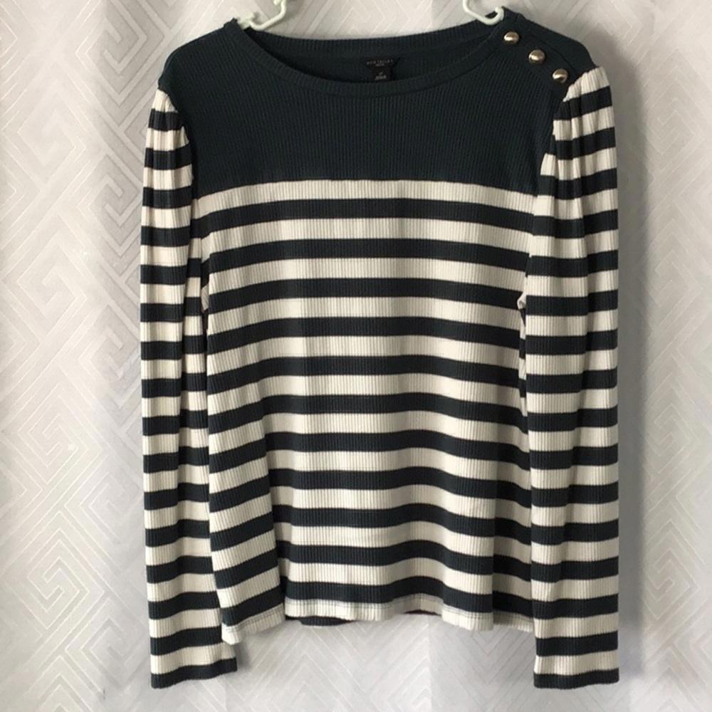Women's Ann Taylor Long Sleeve Petite Top Size Large